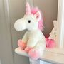 Unicorn Soft Toy, thumbnail 2 of 6