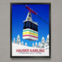 Hauser Caibling Ski Resort Poster, thumbnail 1 of 6