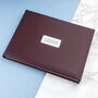 Personalised Premium Leather Visitors Book, thumbnail 8 of 12