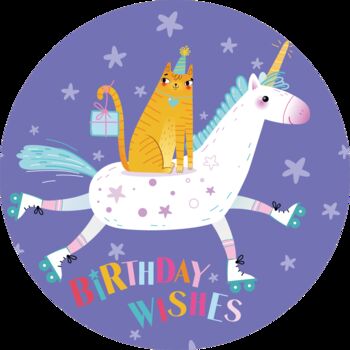 Birthday Wishes Unicorn Lollipop, 2 of 4