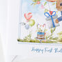 Baby's 1st Birthday Card Rabbit, First Birthday, thumbnail 3 of 8