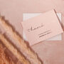 Personalised Bridesmaid Pink Thank You Note Card, thumbnail 7 of 8