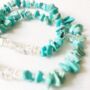 Turquoise Crystal Bracelet Set, thumbnail 2 of 2