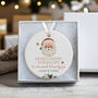 Personalised Ceramic First Christmas In Our New Home Decoration In Various Designs, thumbnail 6 of 7