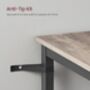 Square Bar Table With Heavy Duty Steel Frame, thumbnail 8 of 12