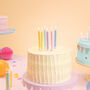 Twisted Pastel Cake Candles X Six, thumbnail 1 of 4