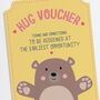 Missing You 'Hug Voucher' Card, thumbnail 2 of 2