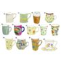 Personalised Illustrated Family Cups And Mugs Art Print, thumbnail 4 of 9