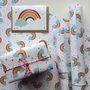 Rainbow Gift Wrapping Paper Or Gift Wrap Set With Card, thumbnail 9 of 11