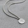 Personalised Men’s Molten Disc Necklace, thumbnail 3 of 8