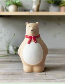 Bear Ornament With Scarf, 2 of 2
