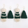 Oh Christmas Tree And Gonk Bauble Duo Knitting Kit, thumbnail 6 of 7