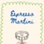 A4 Modern Cocktail Print, Espresso Martini, thumbnail 5 of 5