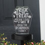 Personalised Trick Or Treat Solar Light – Outdoor Halloween Decoration, thumbnail 8 of 8