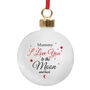 Personalised Bauble For Wife Or Husband, thumbnail 4 of 5