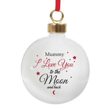Personalised Bauble For Wife Or Husband, 4 of 5