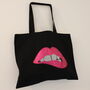 Sequin Lip Shopper Bag, thumbnail 3 of 4