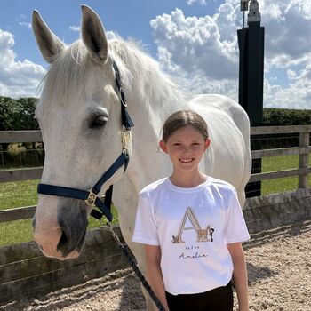 Personalised Horse Riding T Shirt Gift, 3 of 3