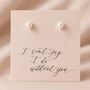 Swarovski Pearl Stud Earrings, thumbnail 4 of 7