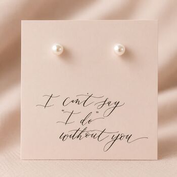 Swarovski Pearl Stud Earrings, 4 of 7