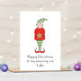 Son Elf Christmas Card, thumbnail 2 of 3