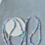 Custom Pastel Beaded Glasses Chain, thumbnail 4 of 4