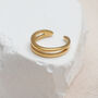 Gold Double Ear Cuff, thumbnail 1 of 4