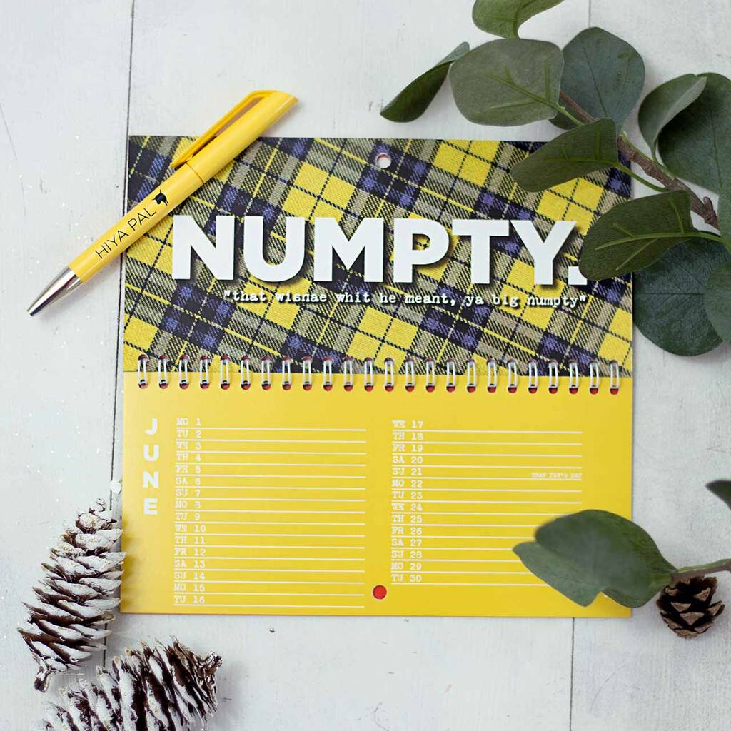 Scottish Insults Calendar 2020 By Hiya Pal By Hiya Pal