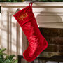 Personalised Velvet Christmas Stockings, thumbnail 3 of 8
