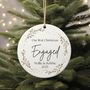 Personalised Christmas Engaged Ornament, thumbnail 1 of 2