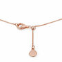 Personalised 18ct Rose Gold Plated Pebble Necklace, thumbnail 7 of 9