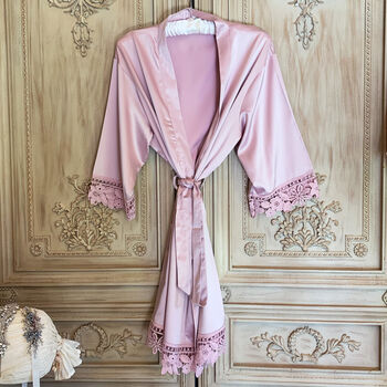 Satin And Lace Robe, 3 of 4