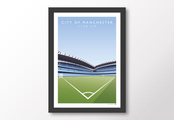 Manchester City City Of Manchester Stadium Poster, 8 of 8