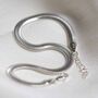 Sterling Silver Herringbone Bracelet, thumbnail 5 of 8