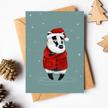 Grumpy Badger Christmas Cards, 4 of 9