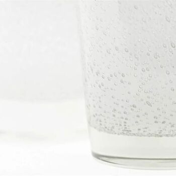 Conic Vase Thick Glass With Bubbles By Dut Z, 4 of 8