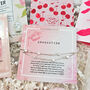 Luxury Graduation Pamper Gift Box With Silver Plated Bracelet, thumbnail 2 of 8