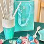 Eid Gift Bags Teal And Iridescent A5 Three Pack, thumbnail 2 of 2