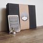 Personalised Mountain Man Leather Hip Flask, thumbnail 6 of 6