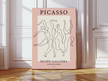 Picasso Pink Dove Set Of Two Art Prints, 3 of 4