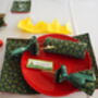 Green Holly Reusable Pullable Christmas Crackers, thumbnail 2 of 7