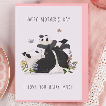 Mother's Day Card For Mum With Funny Panda Design, 3 of 3