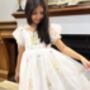 Charlee In Ivory White ~ Flower Girl /Party Dress, thumbnail 5 of 9