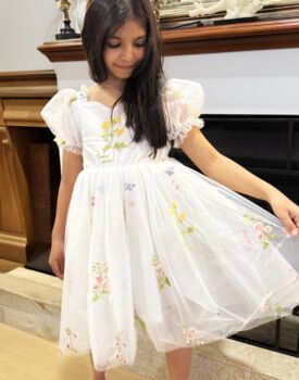 Charlee In Ivory White ~ Flower Girl /Party Dress, 5 of 9