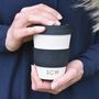 Personalised Etched Initials Reusable Coffee Cup, thumbnail 8 of 11