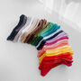 Personalised Embroidered Socks: Custom Colourful Name Socks, thumbnail 6 of 11