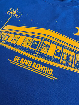 'A Night At The 90s Vhs Store' Screen Printed Sweatshirt, 4 of 4