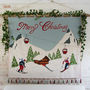 Alpine Merry Christmas Wall Hanging In Pure Wool, thumbnail 3 of 3