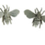 Sterling Silver Honey Bee Cufflinks, thumbnail 3 of 6