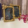 Flamingo And Palm Tree Gold Photo Frame 7x5 Inch Portrait, thumbnail 7 of 7